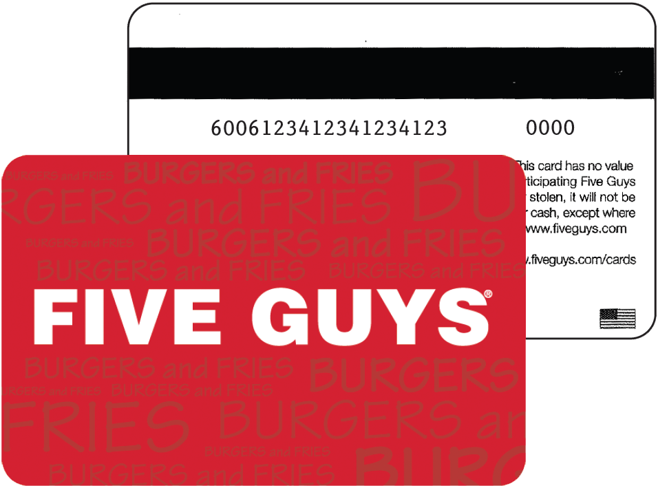 Five guys gift card discount